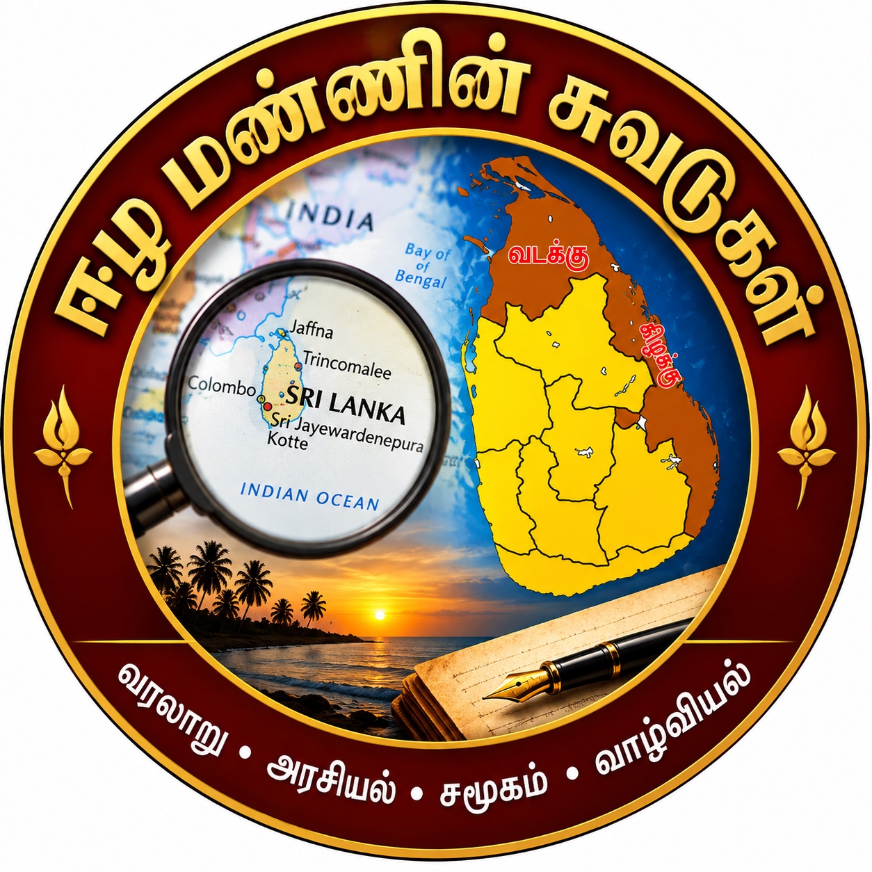 ஈழ மண்ணின் சுவடுகள் இலச்சினை