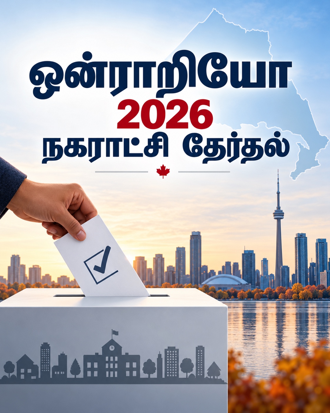 ஒன்ராறியோ 2026 நகராட்சி தேர்தல் தொடர்பாக வழங்கப்பட்ட படம்