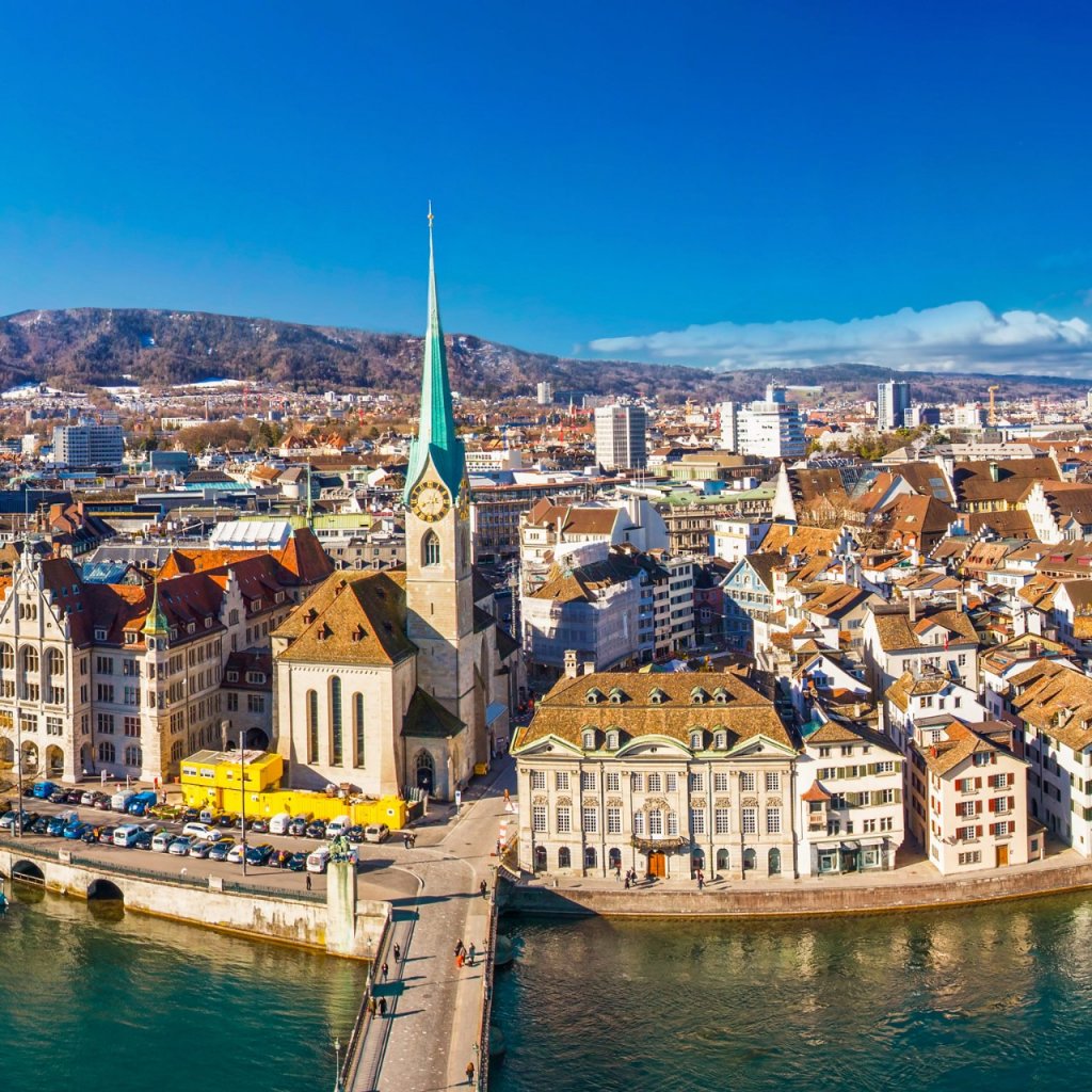 A city view in Switzerland