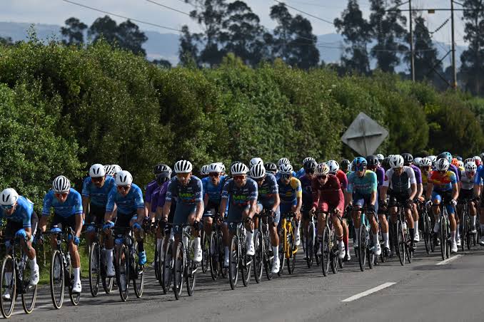 Cyclists in a race; supplied illustrative image, not a photograph verified as the Montreal event