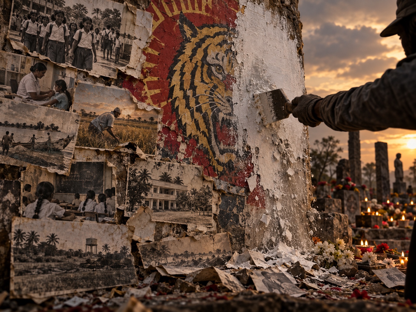 Supplied illustration depicting the erasure of memory and history